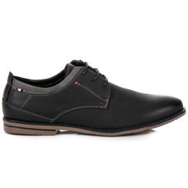 Muto Chaussures à lacets pour hommes noir
