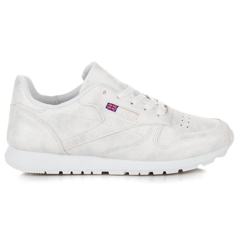 Muto Chaussures de sport nouées blanche Muto Chaussures de sport nouées blanche