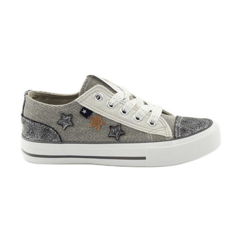 Baskets nouées Big star 374069 gris