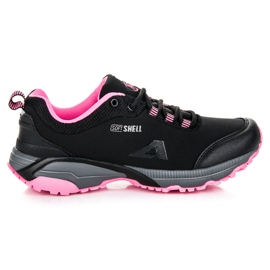 American Club Chaussures de sport à coquille souple noir