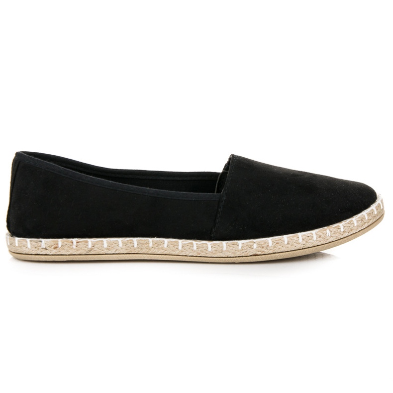 Espadrilles en daim le noir