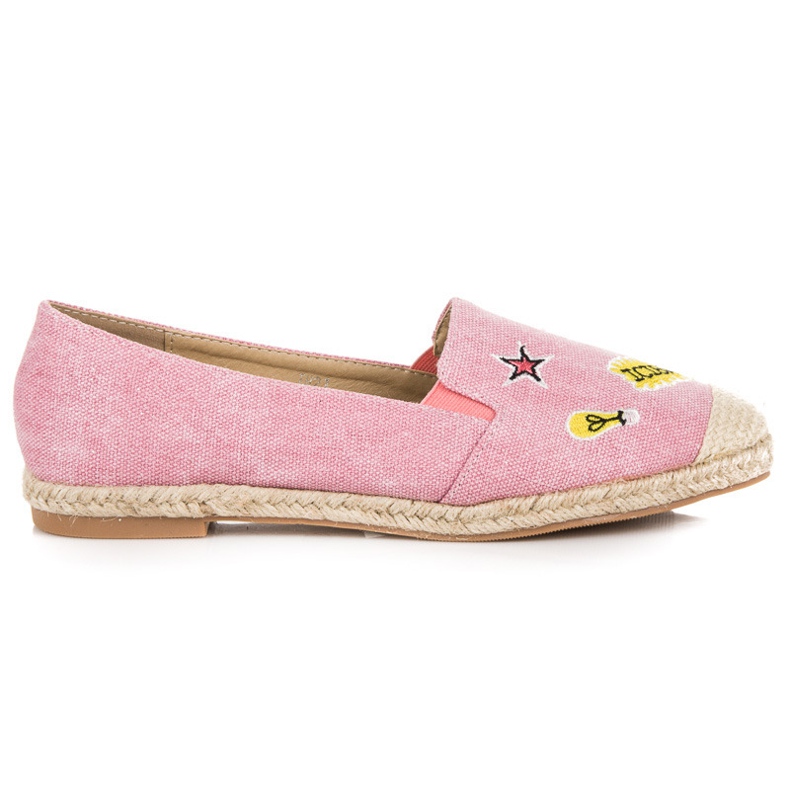 Seastar Espadrilles avec patchs rose