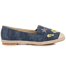 Seastar Espadrilles avec patchs bleu Seastar Espadrilles avec patchs bleu