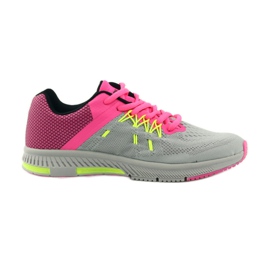 Chaussures de sport super légères pour femmes DK 14290 gris/rose Chaussures de sport super légères pour femmes DK 14290 gris/rose