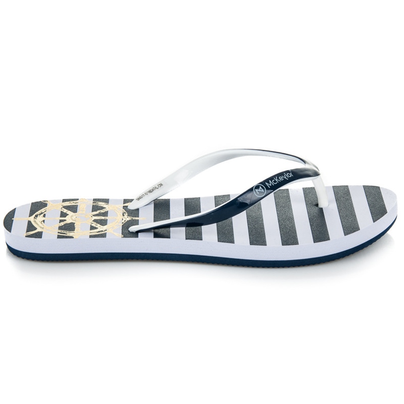 Mckeylor chaussons de marin bleu