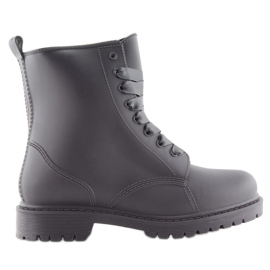 Bottines grises à lacets D56P gris