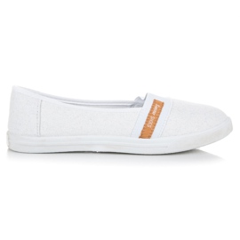 Seastar Baskets à paillettes blanc