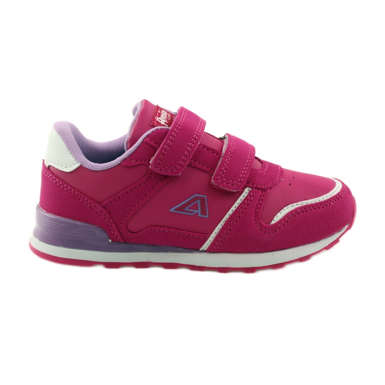 American Club Semelle intérieure en cuir de jogging américain sportif rose