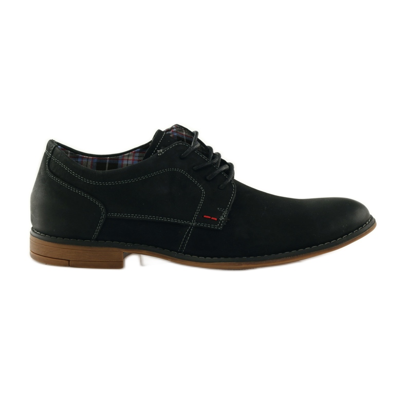 American Club Chaussures homme américaines 5418 noires le noir