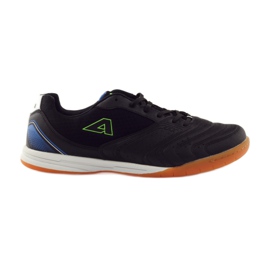 American Club Baskets de sport d'intérieur américaines 160709 blanc noir bleu vert