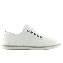 Baskets Femme Blanc L-6 Gris