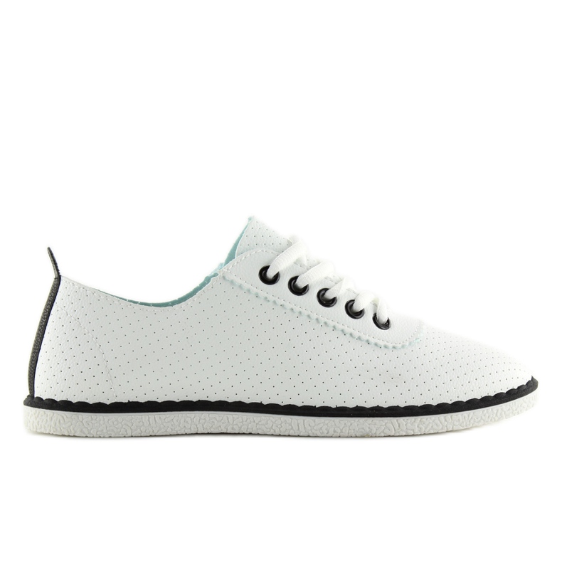 Baskets femme blanches L-6 Noir