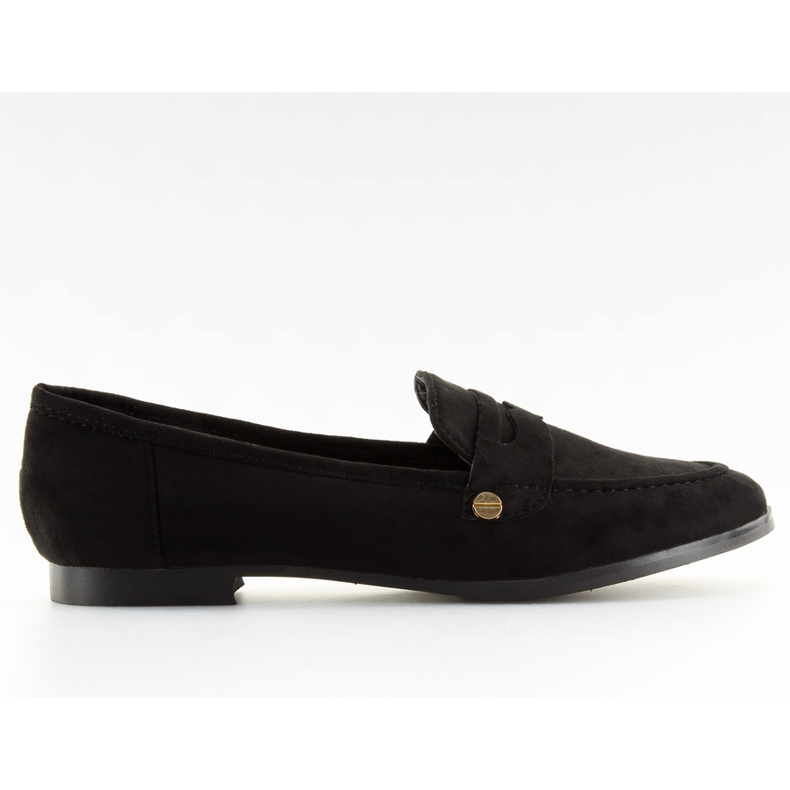Noir Mocassins noirs pour femme T298 Noir le noir