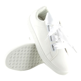 Baskets Avec Ruban Blanc Bl1250-Sp blanche