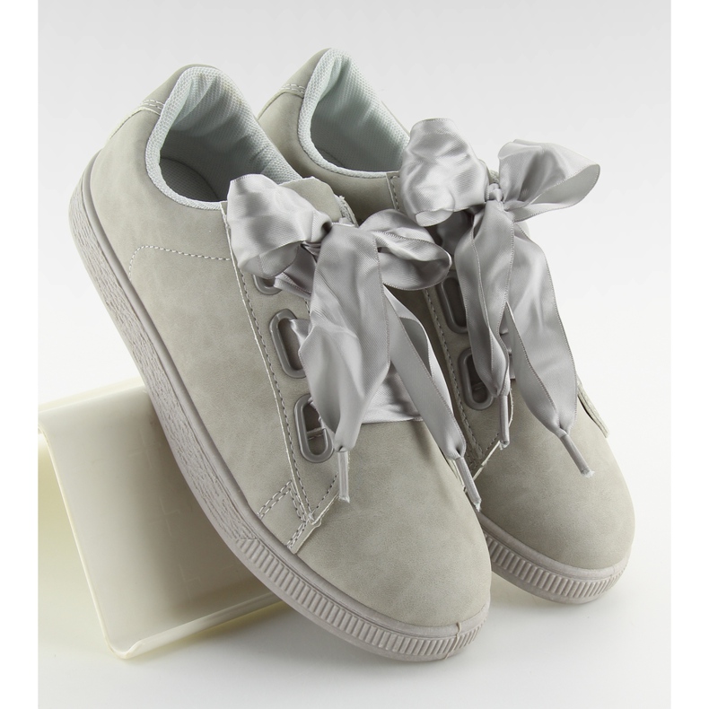 Baskets grises BL1250-SP grises à ruban