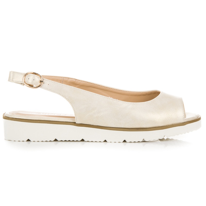 Vinceza Sandales à boucle dorée d'or
