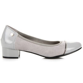 Vices Chaussures décontractées à talons bas gris
