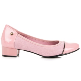 Vices Chaussures décontractées à talons bas rose