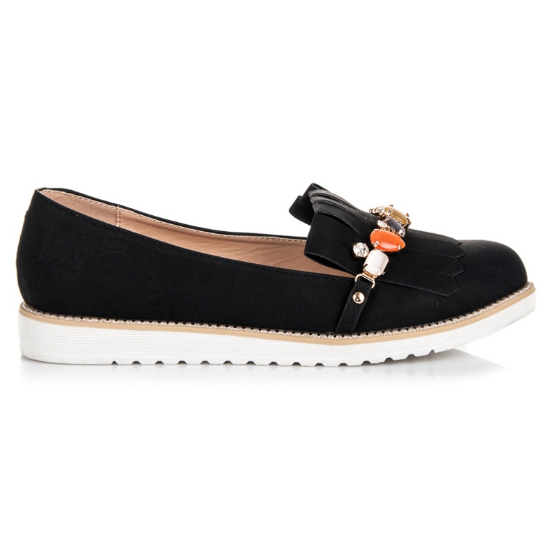 Vices Mocassins perlés le noir