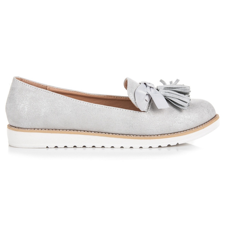 Vices Daim Lords Avec Franges gris