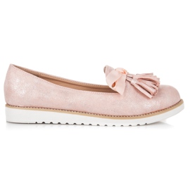 Vices Lords en daim à franges rose Vices Lords en daim à franges rose