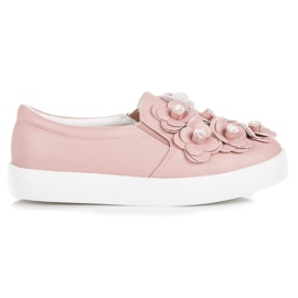 Vices Slipons décoratifs rose