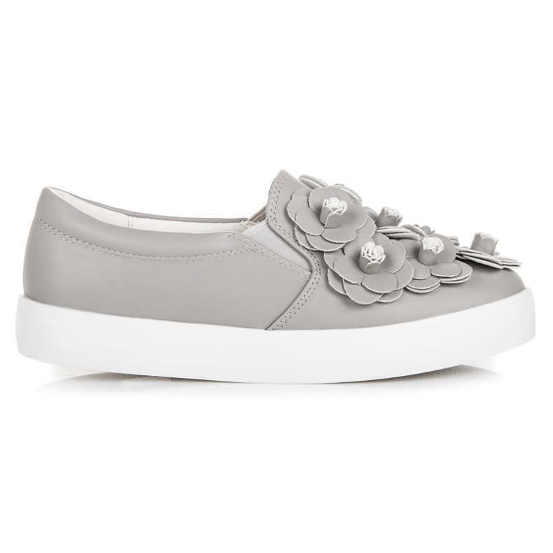 Vices Slipons décoratifs gris