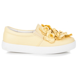 Vices Slipons décoratifs jaune
