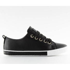 Baskets noires pour femmes A88-07 Noir le noir