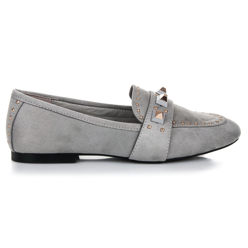 Vices Mocassins en daim gris