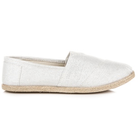 Espadrilles à enfiler gris