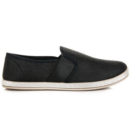 Muto Slipons, espadrilles noir