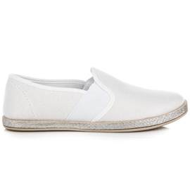 Muto Slipons, espadrilles blanc
