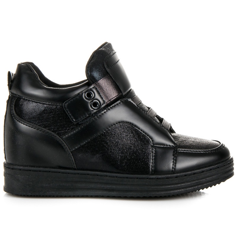 Muto Baskets noires à scratch le noir