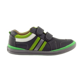 Chaussures avec élément réfléchissant Bartuś vert gris