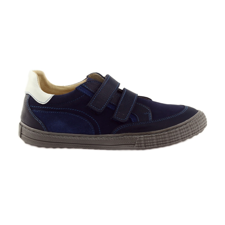 Chaussures garçon navets Bartuś bleu marine