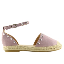 Espadrilles à clous violets 99-26 violets