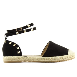 Espadrilles femme noires 12-56 noir