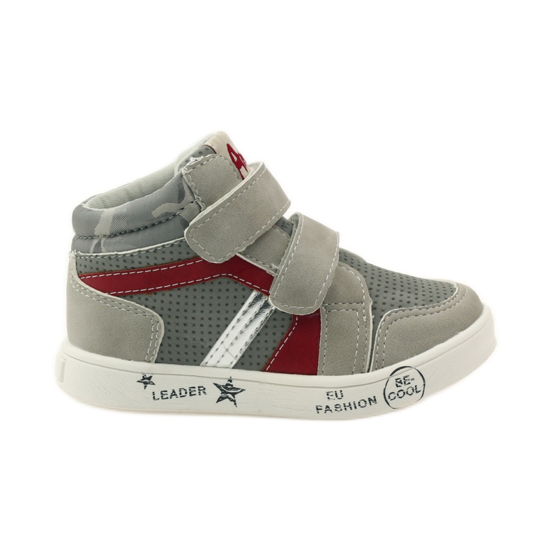 American Club chaussures de sport américaines 17353 rouge gris