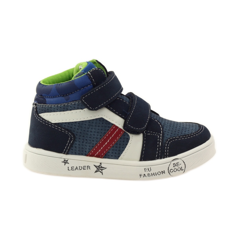American Club chaussures de sport américaines 17353 bleu marin rouge blanche American Club chaussures de sport américaines 17353 bleu marin rouge blanche