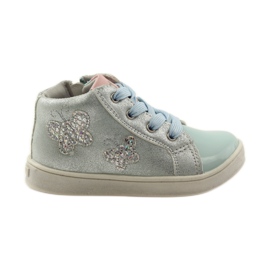 American Club Papillons bleus américains pour filles sportives gris