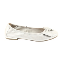 Ballerines Caprice 22111 argent gris