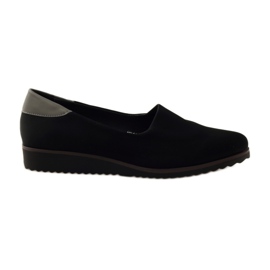 M.Daszyński Chaussures en lycra pour femmes Daszyński 1625 le noir