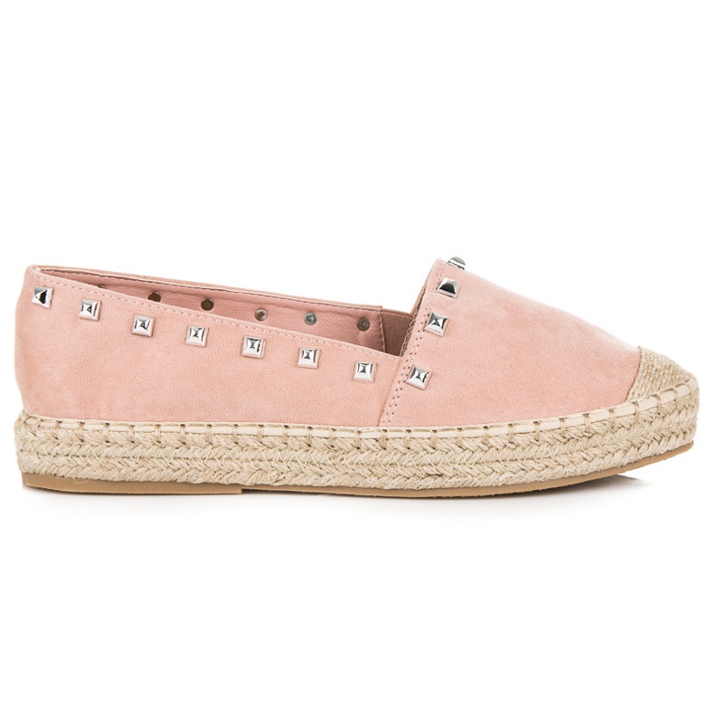 Nio Nio Espadrilles roses à clous