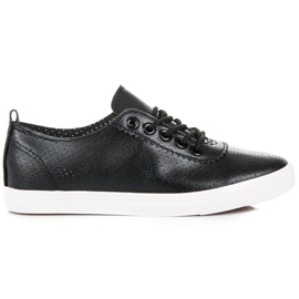 Bestelle Baskets ajourées nouées le noir