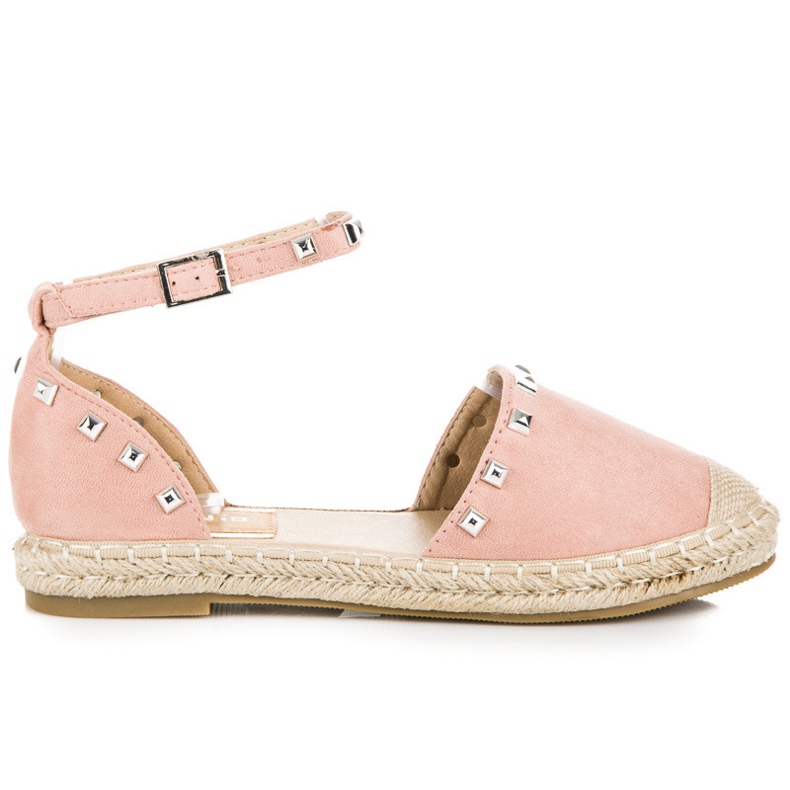 Nio Nio Sandales espadrilles plates rose Nio Nio Sandales espadrilles plates rose