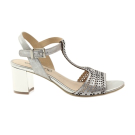 Caprice 28301 sandales ajourées argent gris Caprice 28301 sandales ajourées argent gris