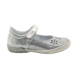 Ballerines fille fleurs Ren But 3285 gris