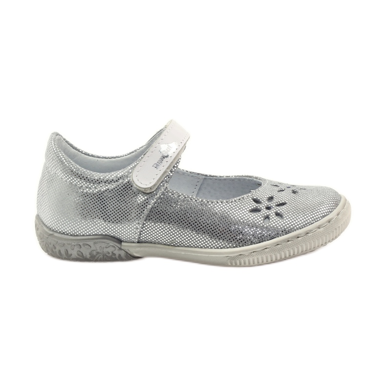 Ballerines fille fleurs Ren But 3285 gris Ballerines fille fleurs Ren But 3285 gris