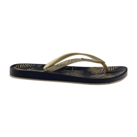 Rider Ipanema 82279 pantoufles de loisirs pour femmes le noir jaune